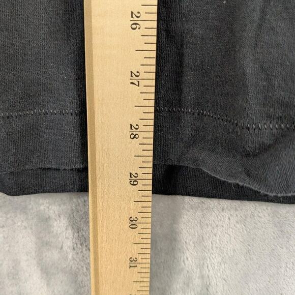 Vintage Deadwood Shirt Mens Large Black Cowboy Boots Hat Western Buffalo USA 90s - Picture 3 of 11